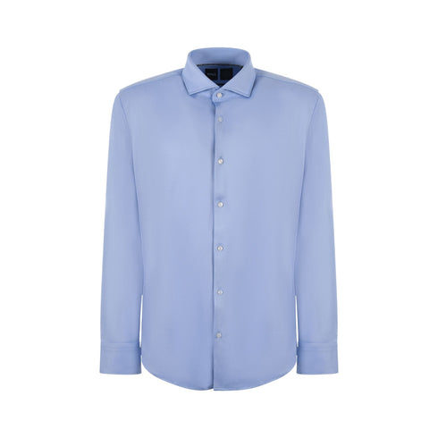Boss Camicia elegante Camicia Uomo P-Hank-Spread Celeste - Francavilla Moda